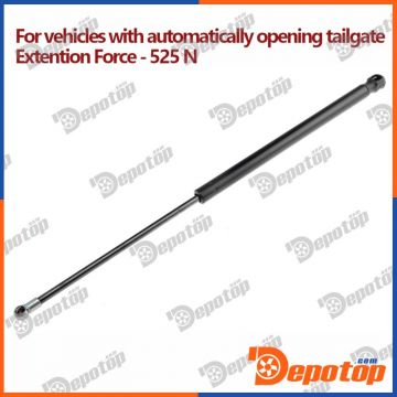 Vérin de hayon, de coffre pour AUDI | 4L0827552F